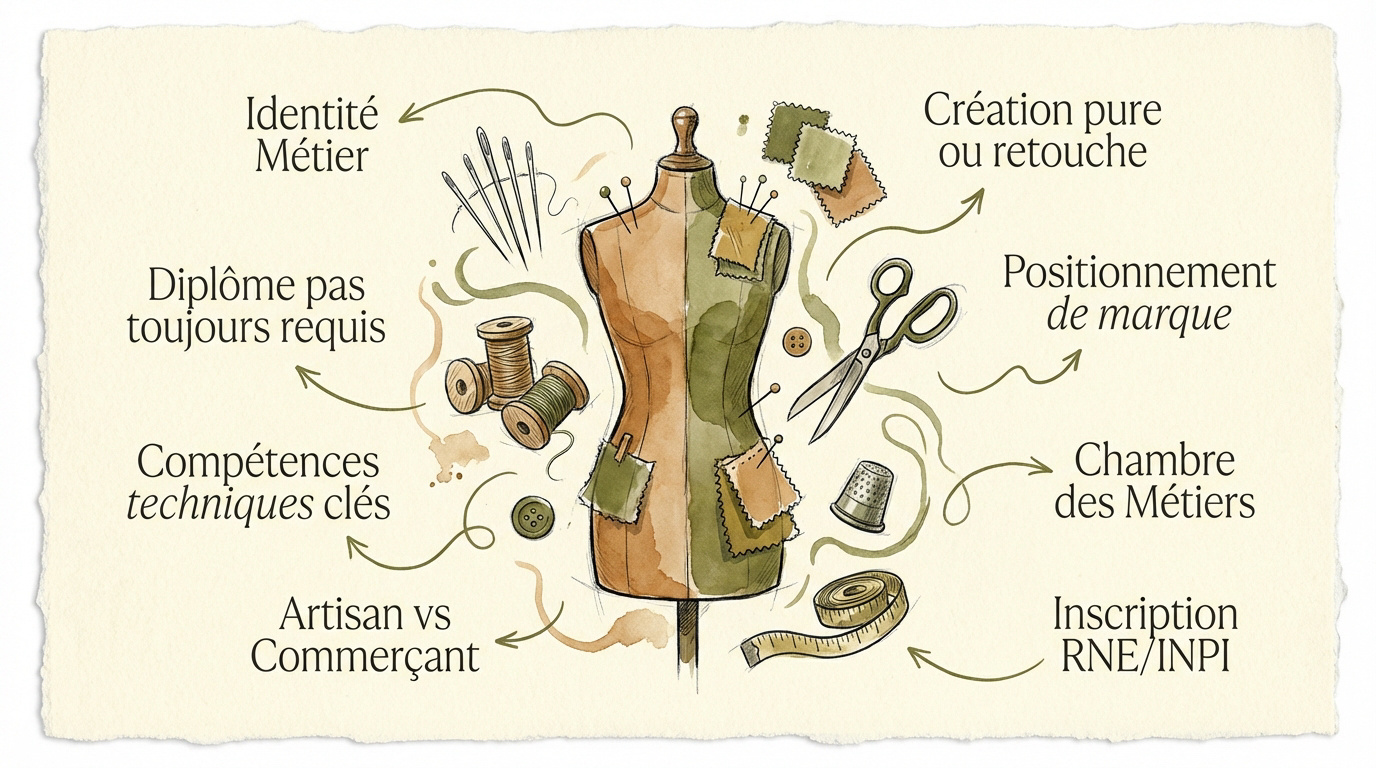 Atelier de couture professionnel