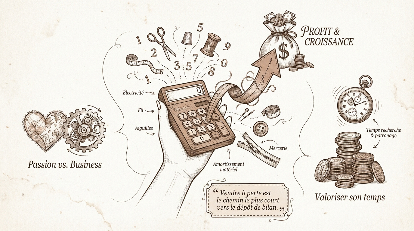 Comparaison entre les coûts de la couture loisir et la couture professionnelle