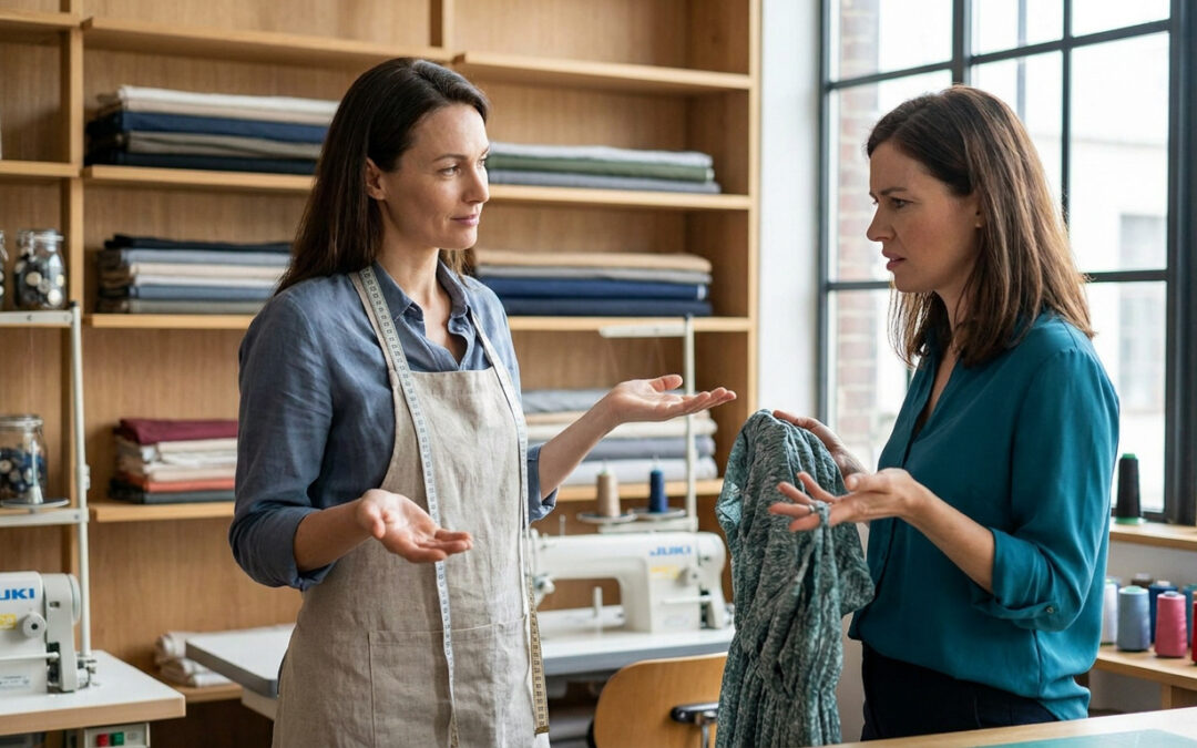 Gérer les clients difficiles en couture et retouches