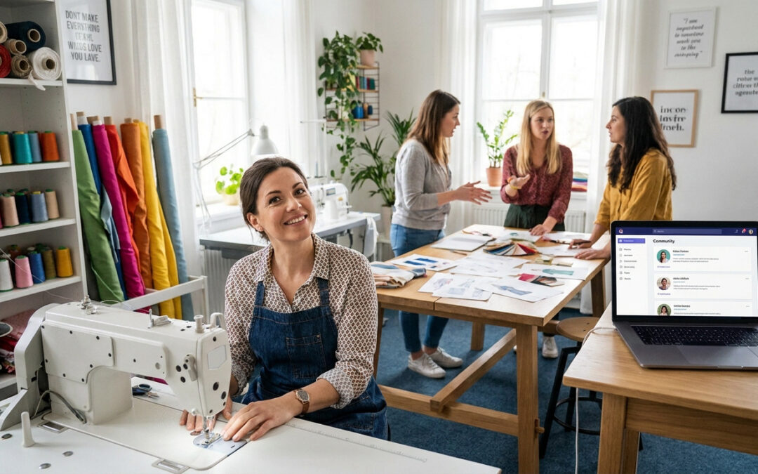 Comment se faire connaître comme couturière grâce au réseau