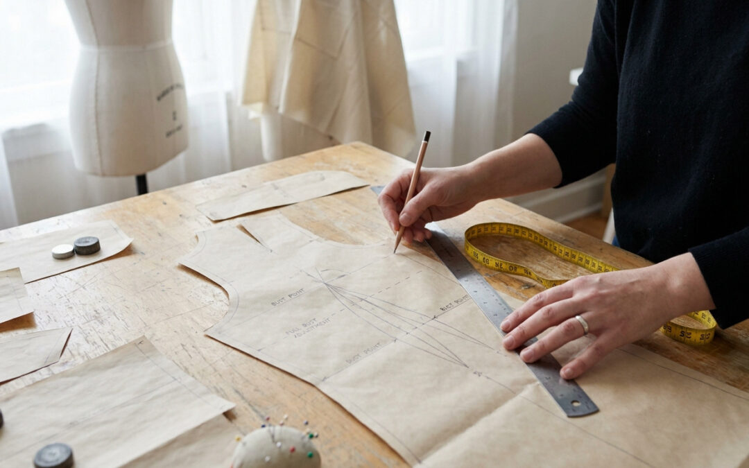 Réussir l&rsquo;ajustement poitrine forte sur un patron de couture